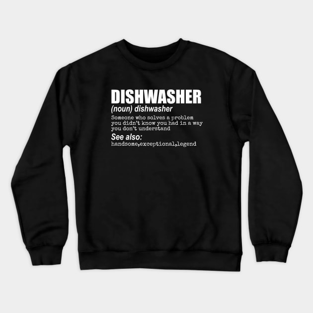 dishwasher Crewneck Sweatshirt by dishcubung